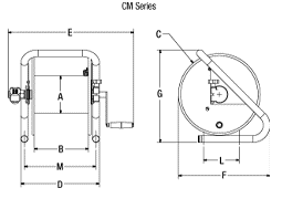 portable hose reel