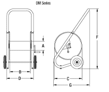 portable hose reel