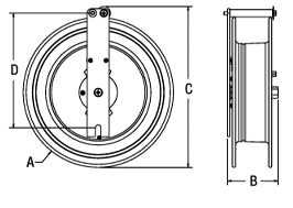 Side Mount Reel Diagram