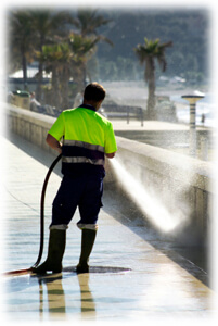 Hot water pressure washer