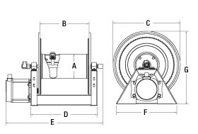 motorized hose reel