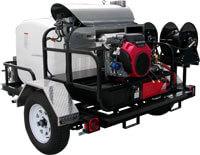 Hot Water Diesel Trailer Pressure Washer