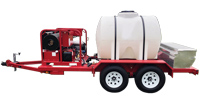 Mobile Cleaning Solutions H5.5D3000-GTTM Trailer Mounted Portable Cleaning Machine